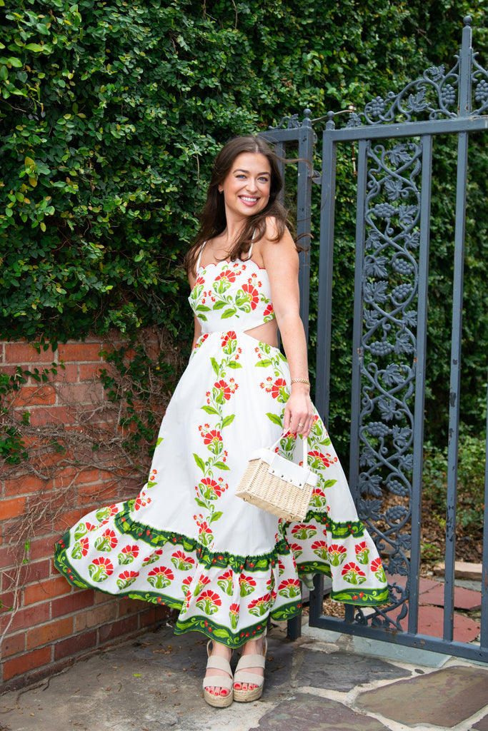 havana dress Garden Should be worn with Size:4/36 print:Polka Dot DAZY White Polka Dot