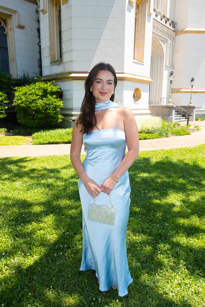 Satin Sky Maxi