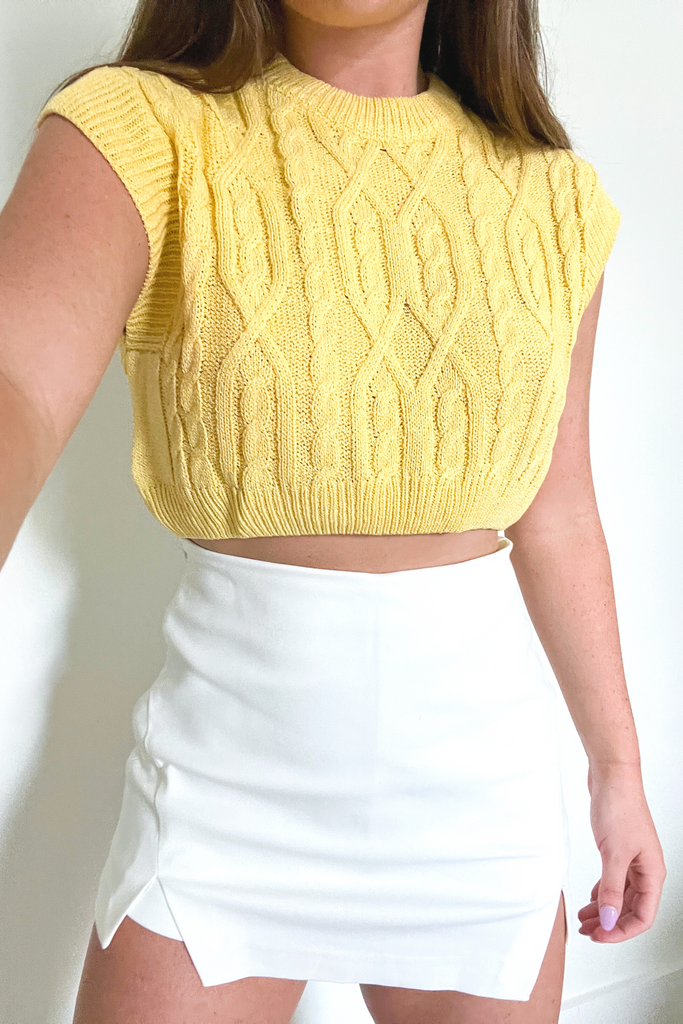 The Londyn Top - Yellow