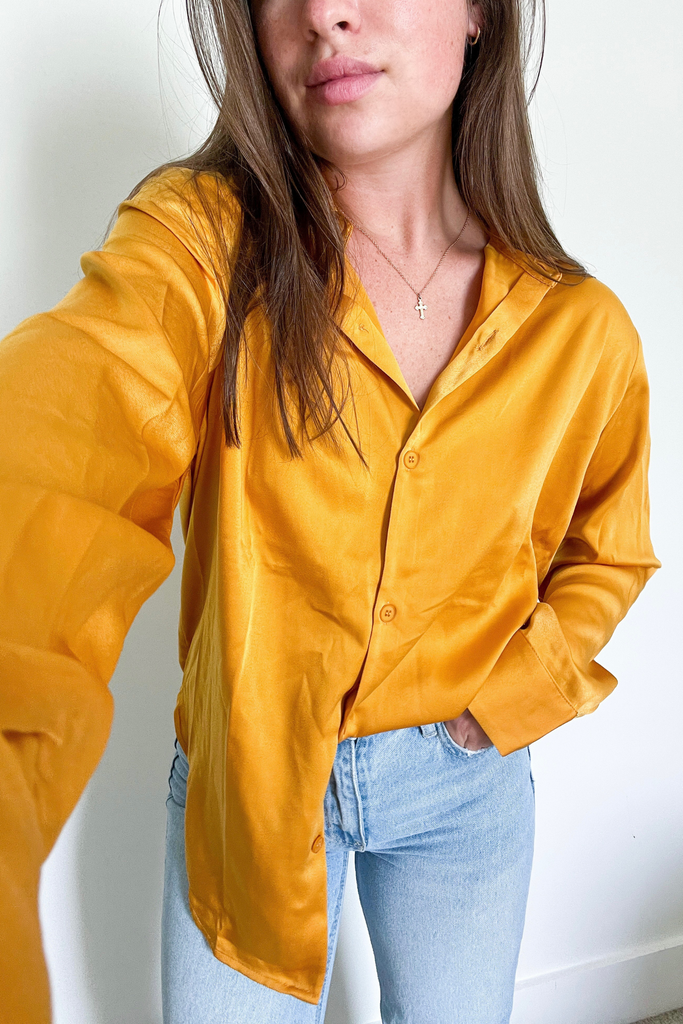 The Valentina Top - Gold